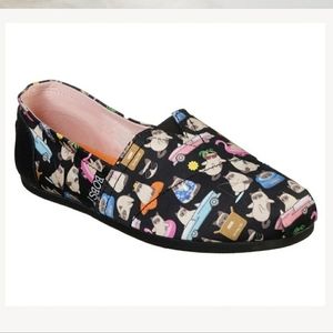 SKECHERS GRUMPY CAT BOBS VACAY SHOES